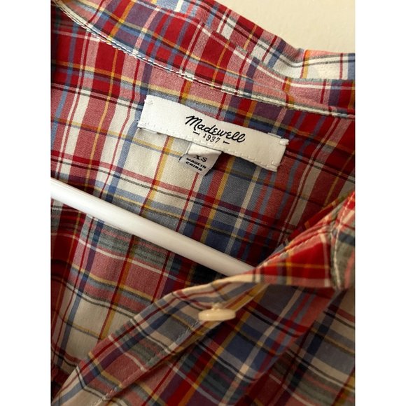 Madewell Plaid Blouse - Picture 5 of 6